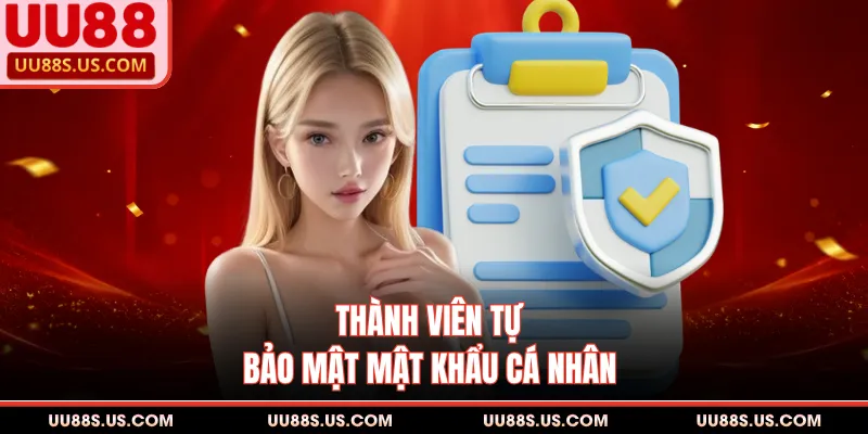 Thành viên tự bảo mật mật khẩu cá nhân